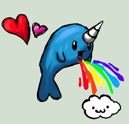 Cute Narwhal Clipart Images