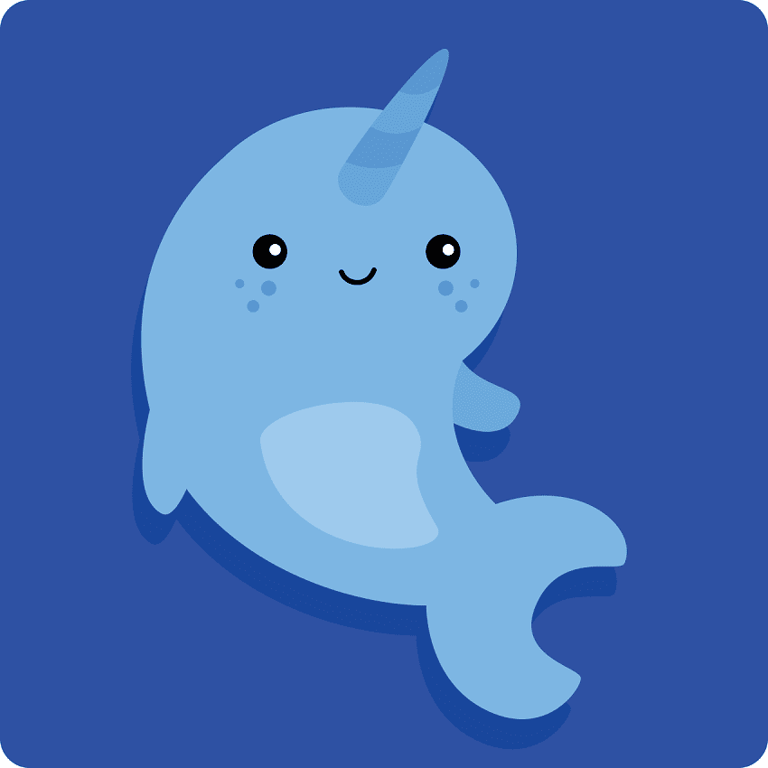 Cute Narwhal Clipart Picture