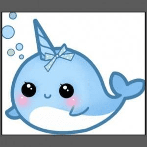 Cute Narwhal Clipart Png