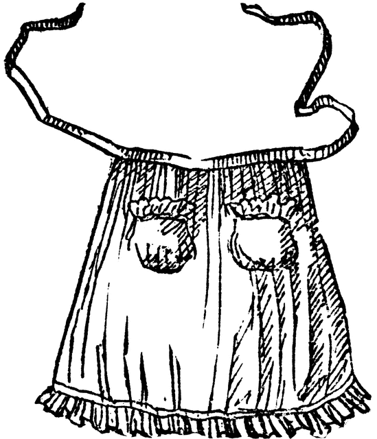 Download Apron Clipart Black and White