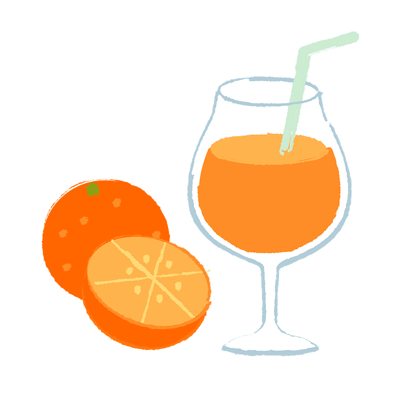 Download Orange Juice Clipart Transparent Background