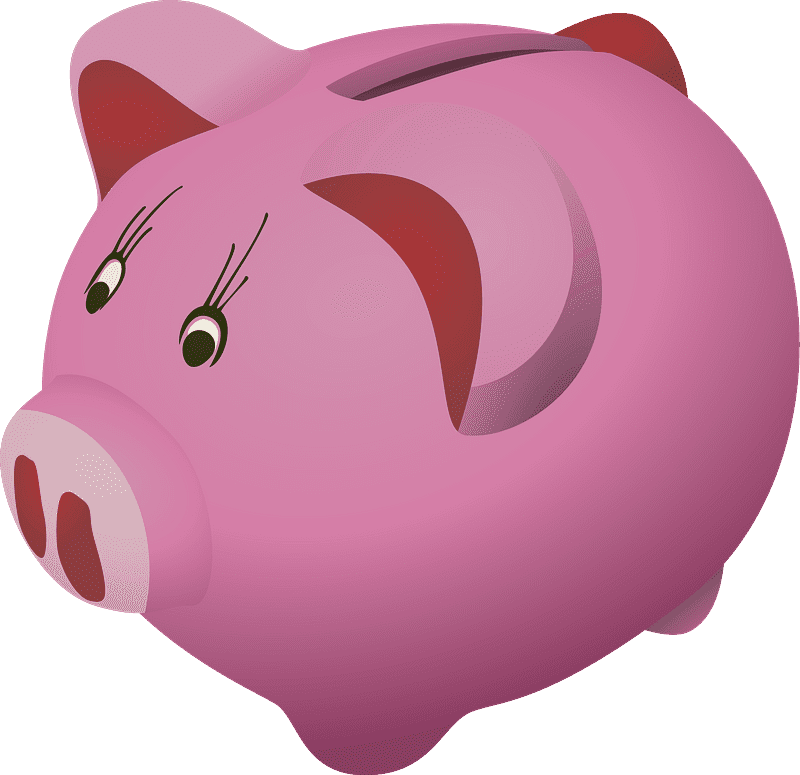 Download Piggy Bank Clipart Transparent Background