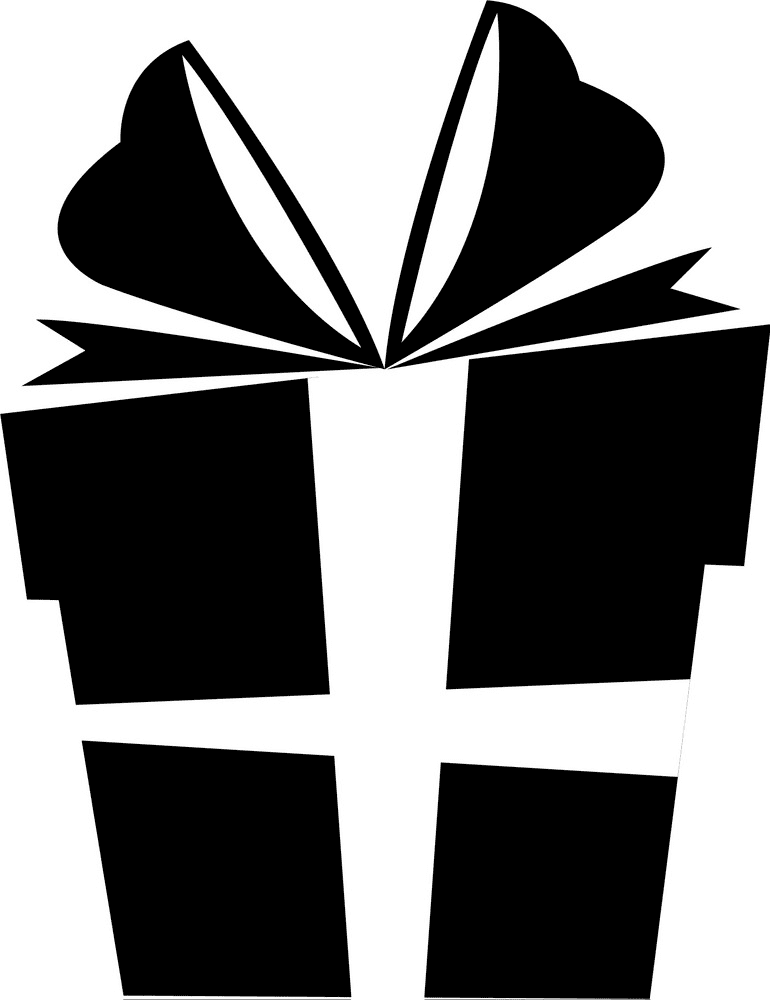 Download Present Clipart Black and White