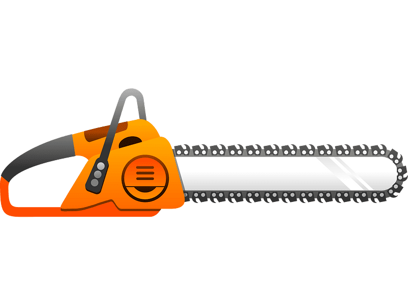 Free Chainsaw Clipart Transparent Background