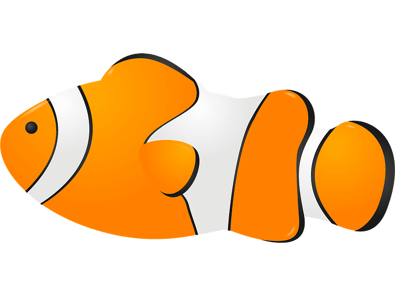 Free Clownfish Transparent Clipart