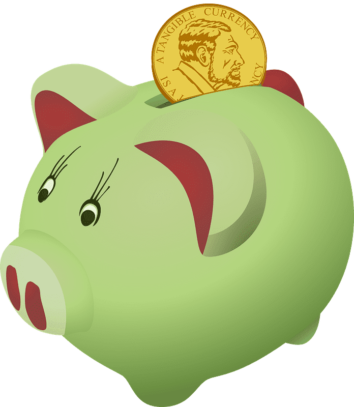 Free Download Piggy Bank Clipart Transparent Background