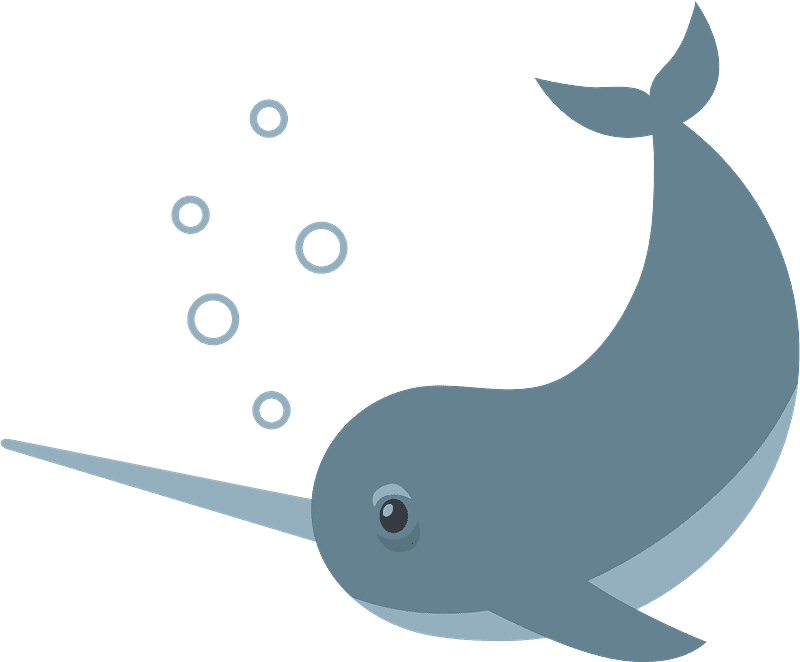 Free Narwhal Clipart Transparent Background