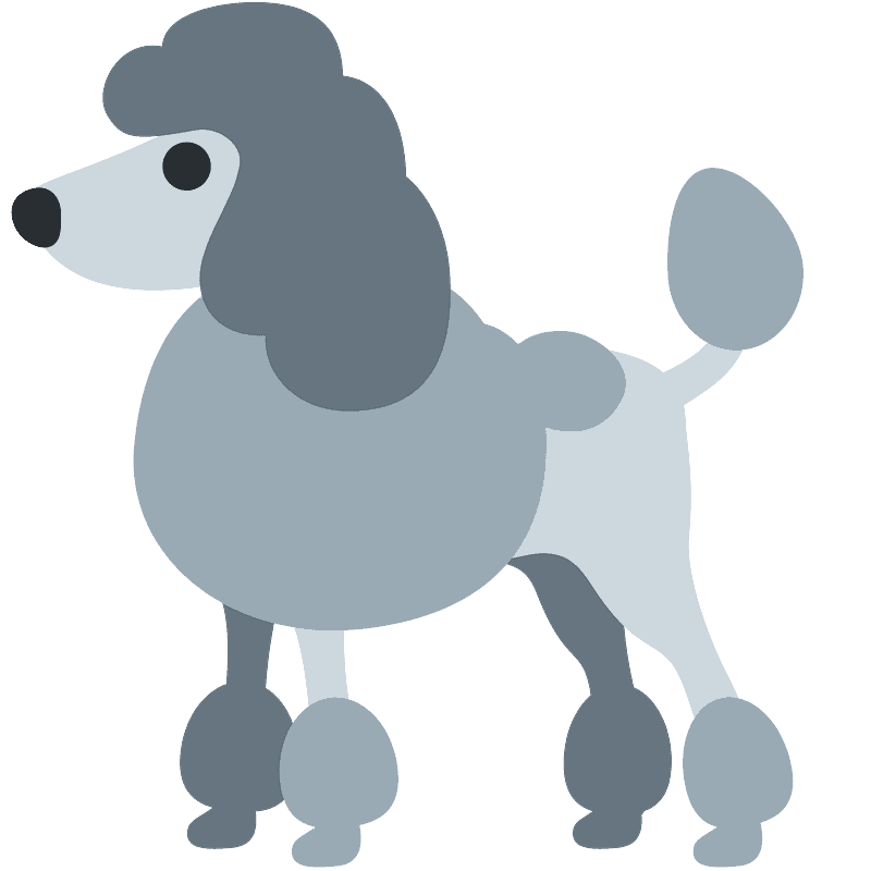 Free Poodle Transparent Clipart