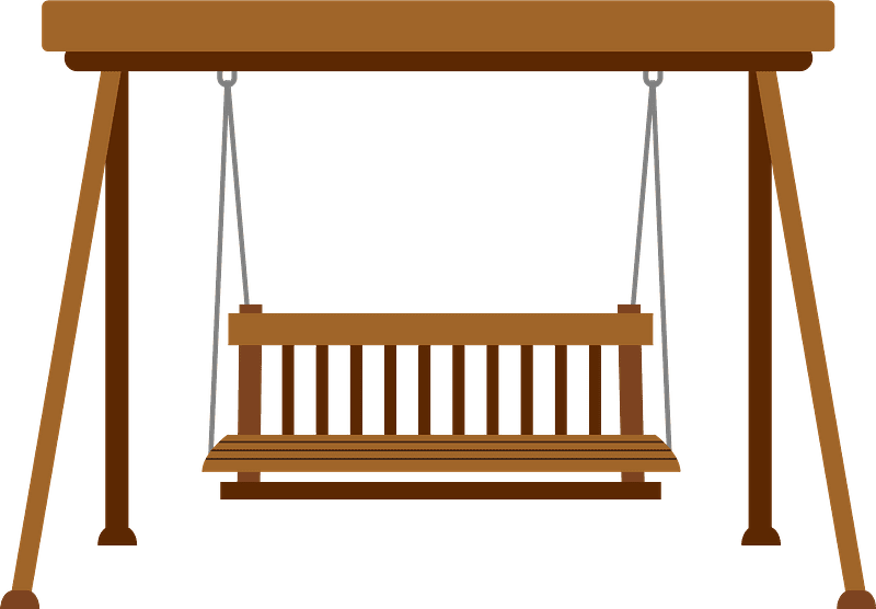Free Porch Swing Clipart Transparent