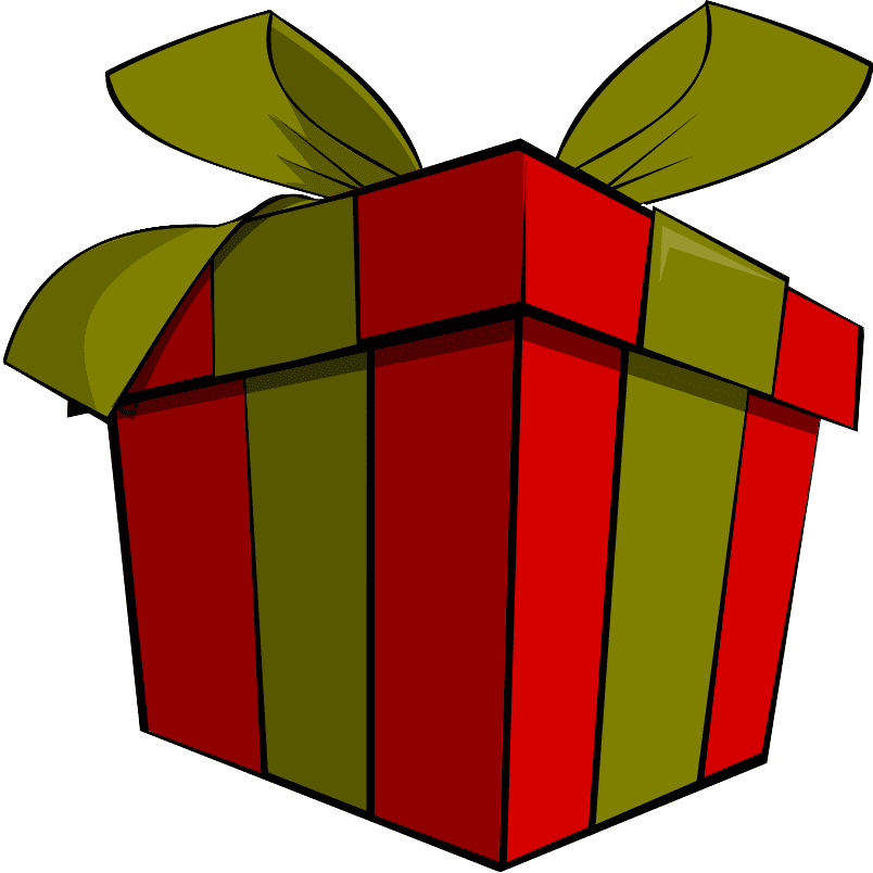 Free Present Clipart Image