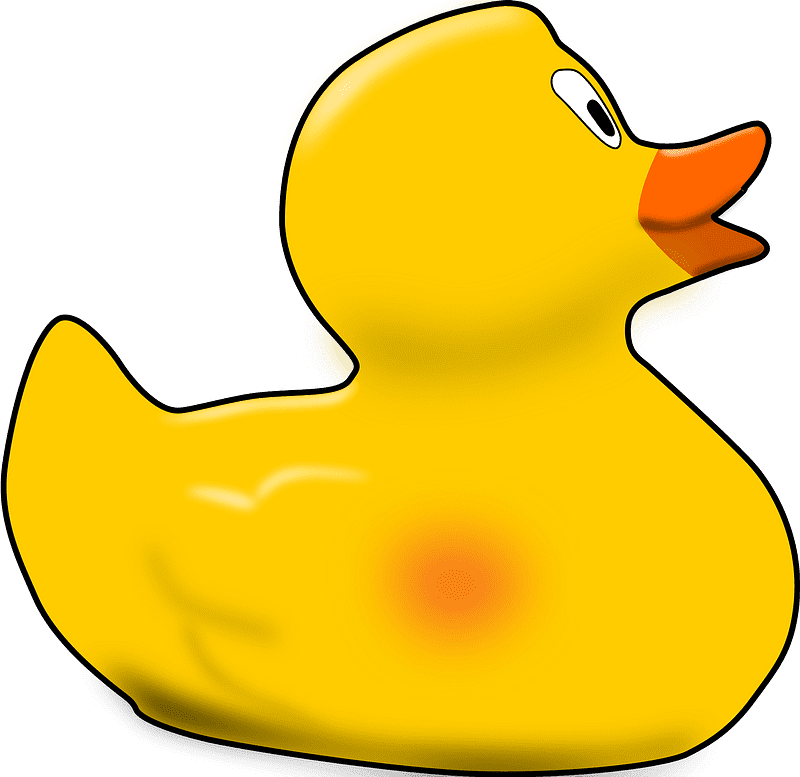 Free Rubber Duck Clipart Transparent Background