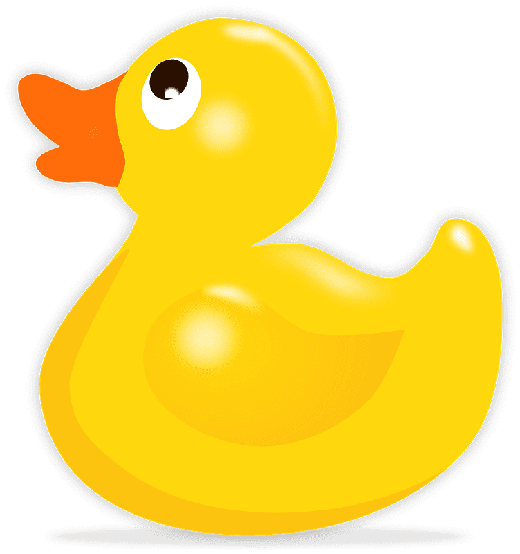 Free Rubber Duck Transparent Clipart