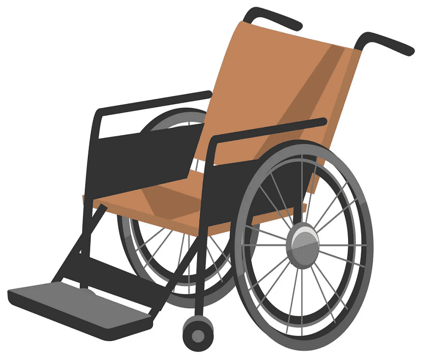 Free Wheelchair Clipart Image
