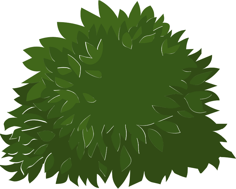 Green Bush Clipart Transparent Png