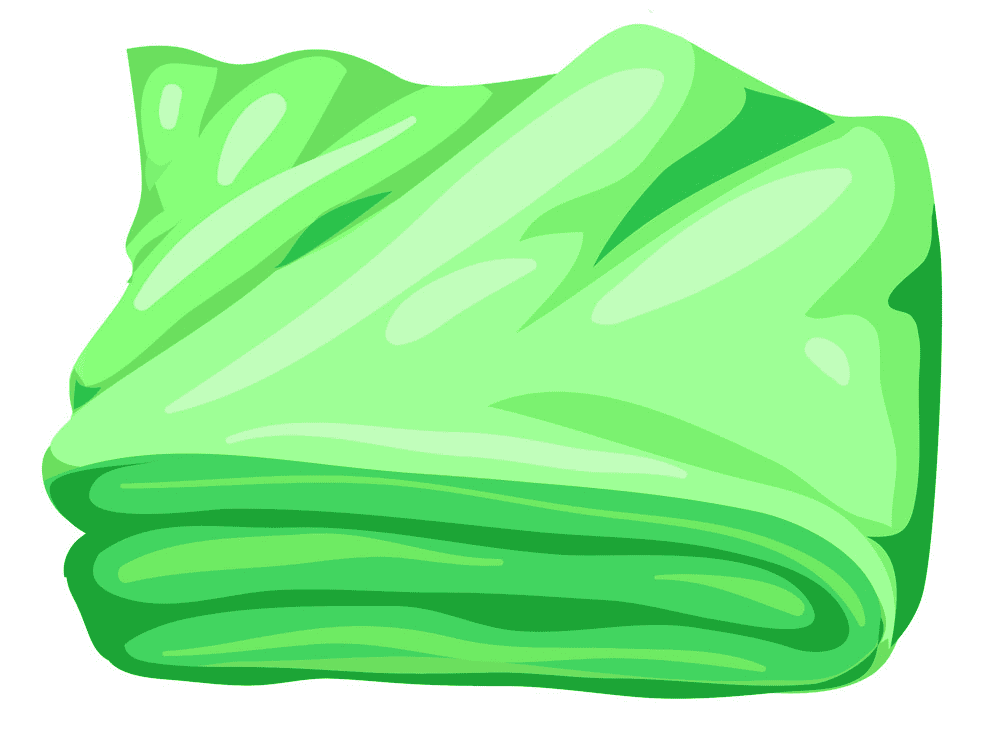 Green Towel Clipart
