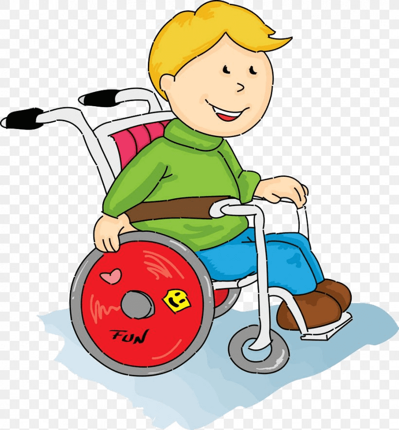 Kid in Wheelchair Clipart Images