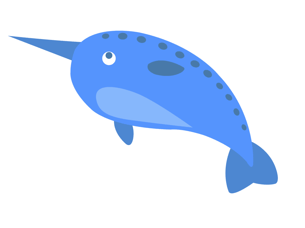 Narwhal Clipart Free Png Image