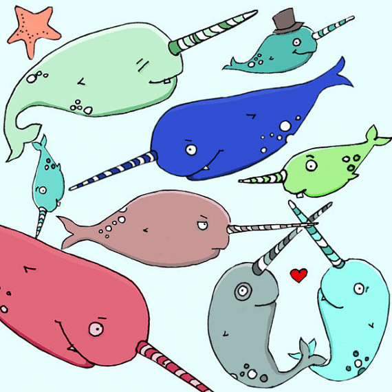 Narwhal Clipart