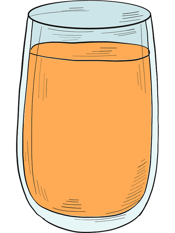 Orange Juice Clipart Transparent Background