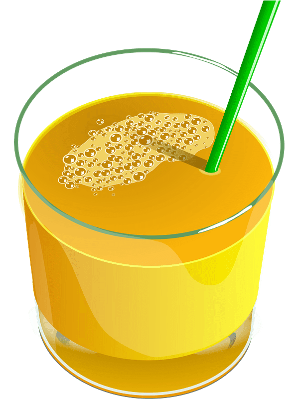 Orange Juice Clipart Transparent