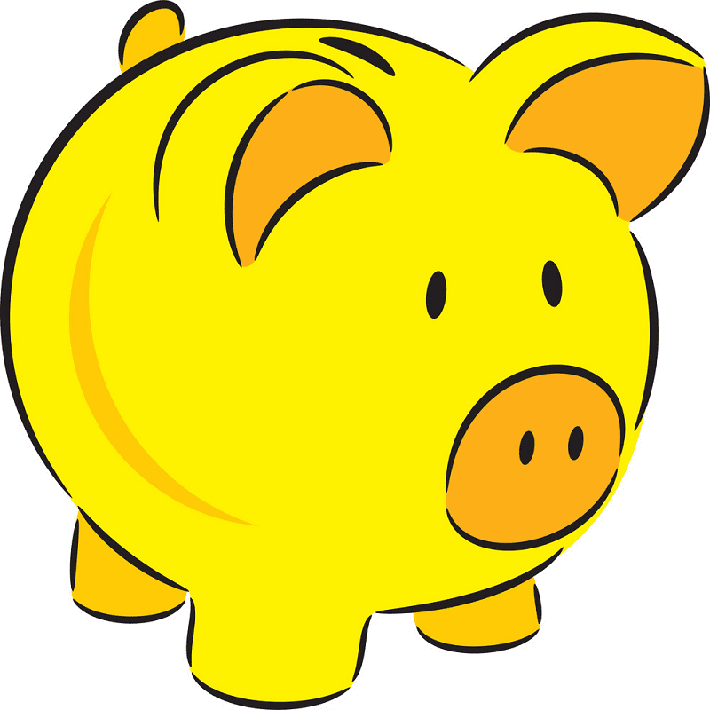 Piggy Bank Clipart Free Png