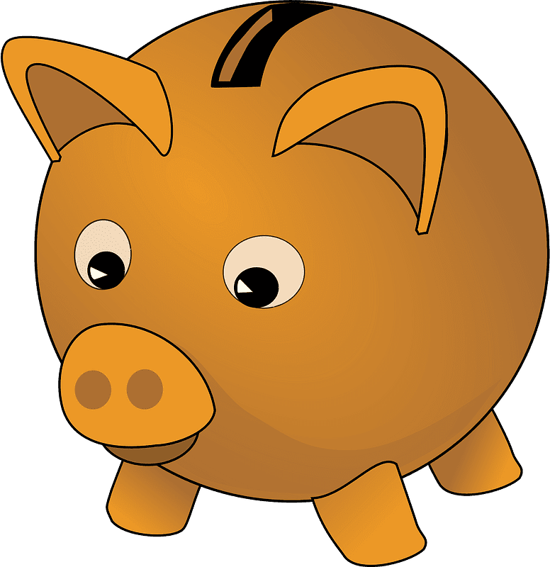 Piggy Bank Clipart Transparent Background