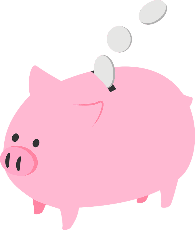 Piggy Bank Clipart Transparent Free