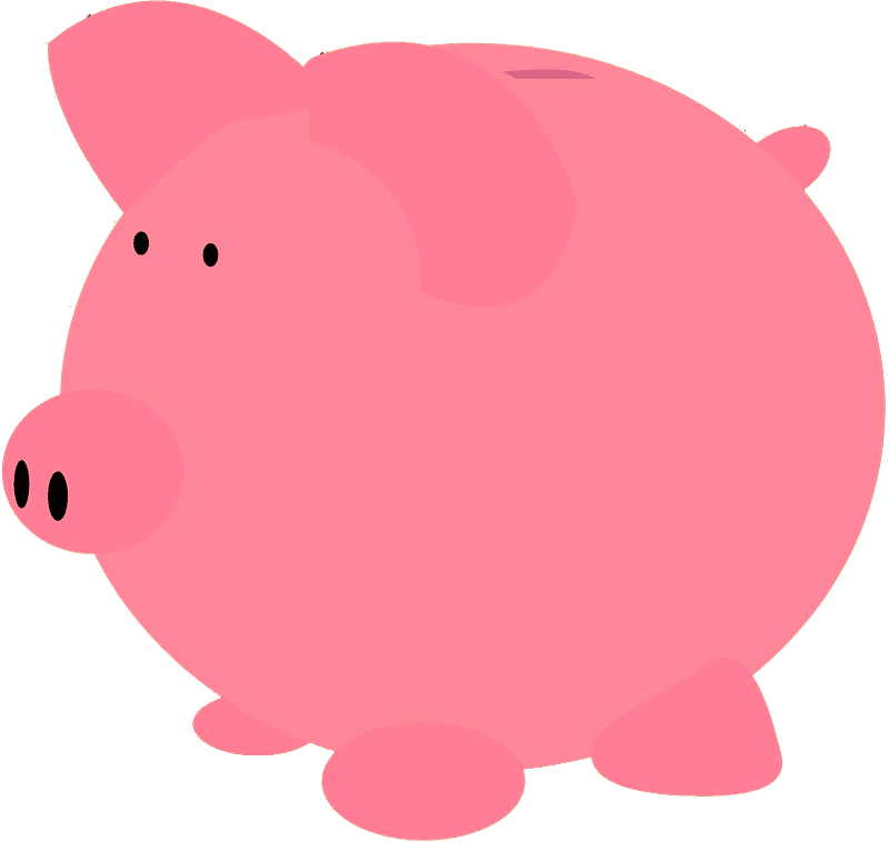 Piggy Bank Transparent Clipart Image