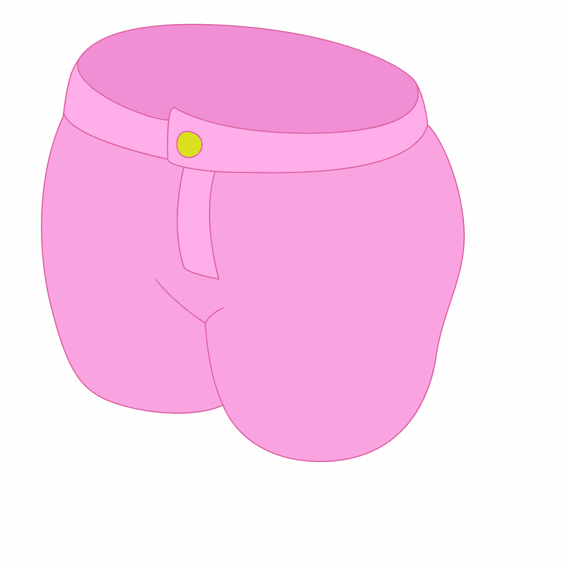 Pink Shorts Clipart