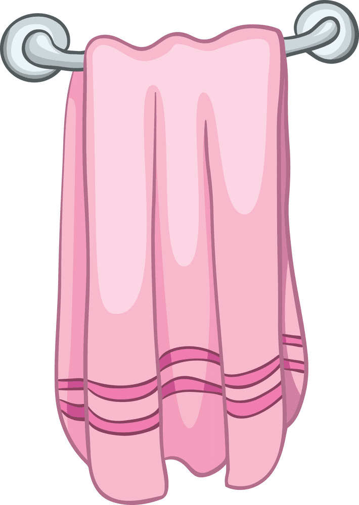 Pink Towel Clipart