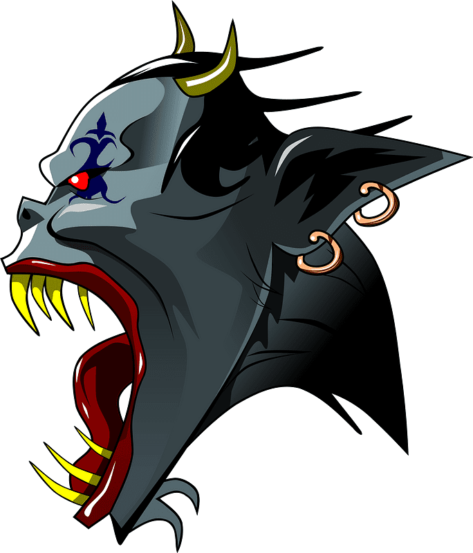 Scary Demon Clipart