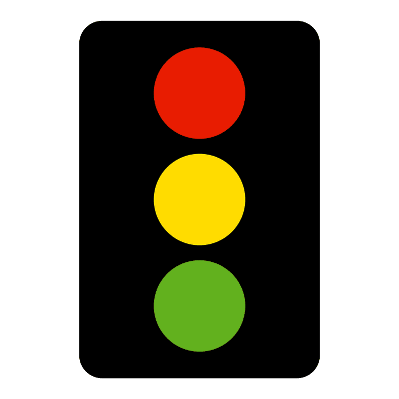 Traffic Light Clipart Transparent Free