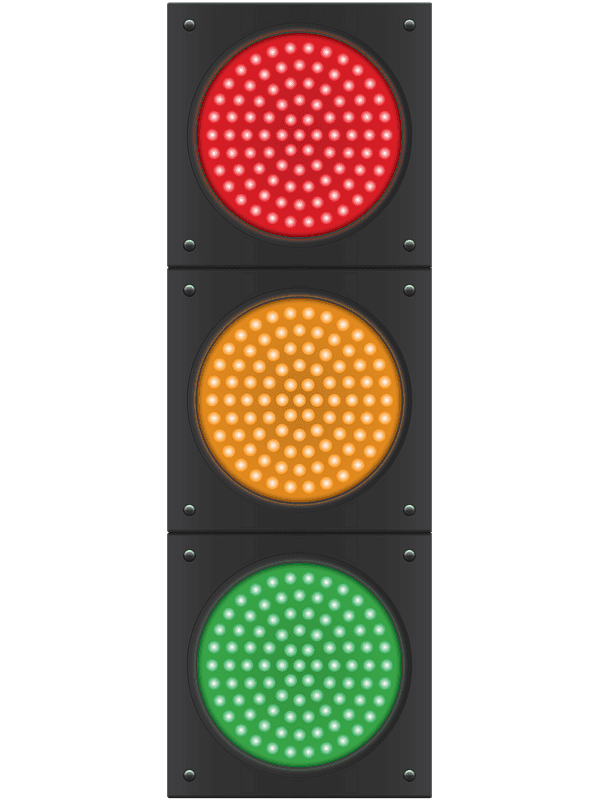 Traffic Light Transparent Clipart Image