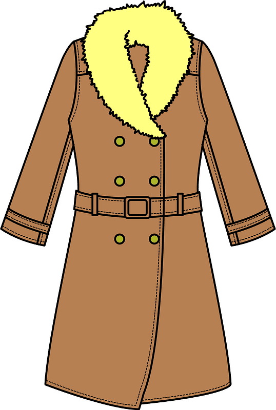 Trench Coat Clipart Transparent Background