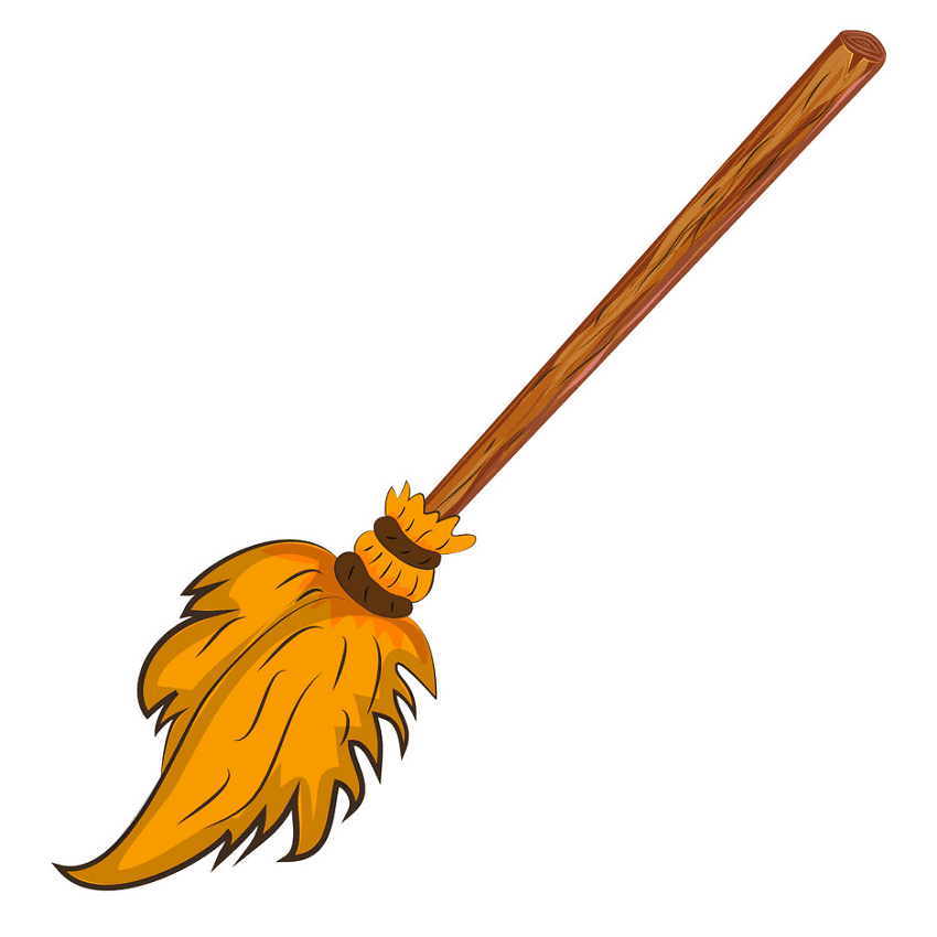 Witch Broom Clipart Free