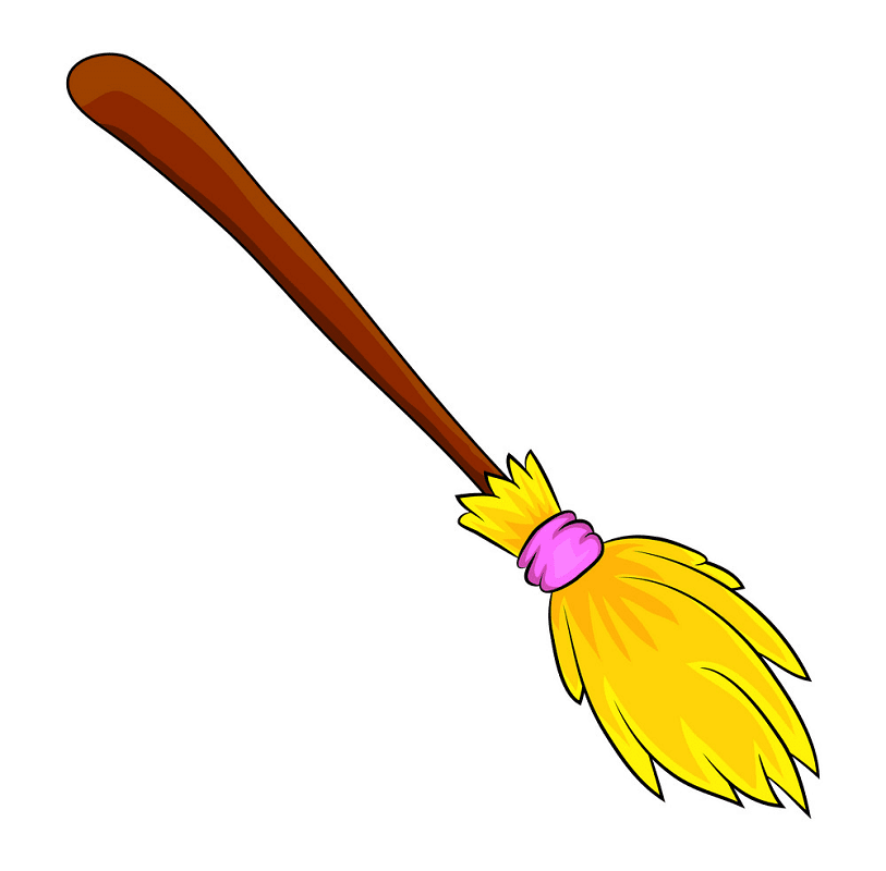 Witch Broom Clipart Picture