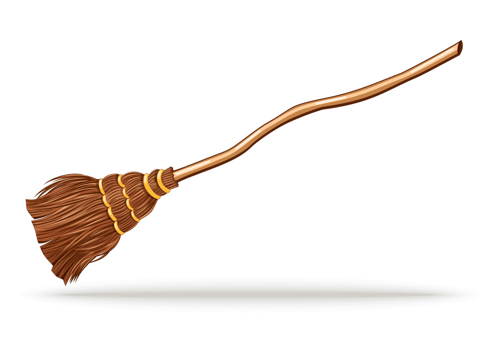 Witch Broom Clipart