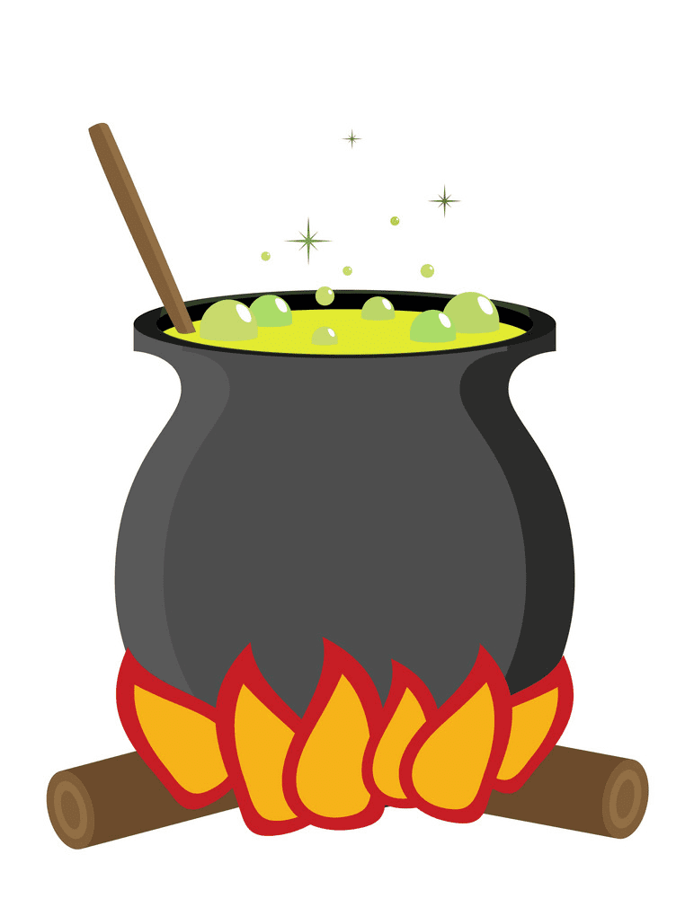Witch Cauldron Clipart Free Png Image