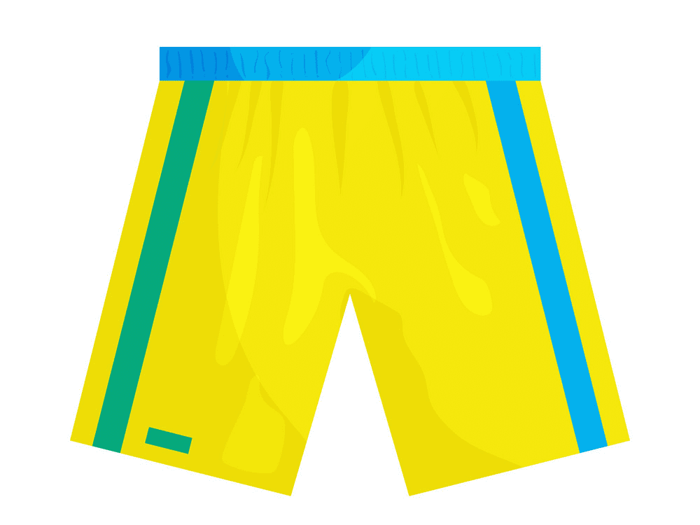 Yellow Shorts Clipart Png