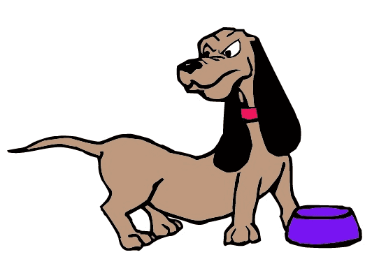 Angry Dachshund Clipart