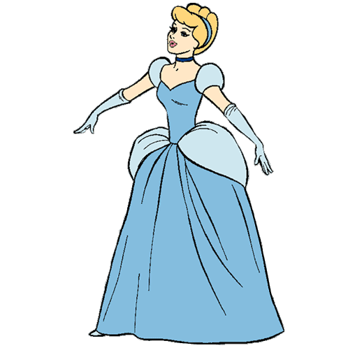 Beautiful Cinderella Clipart