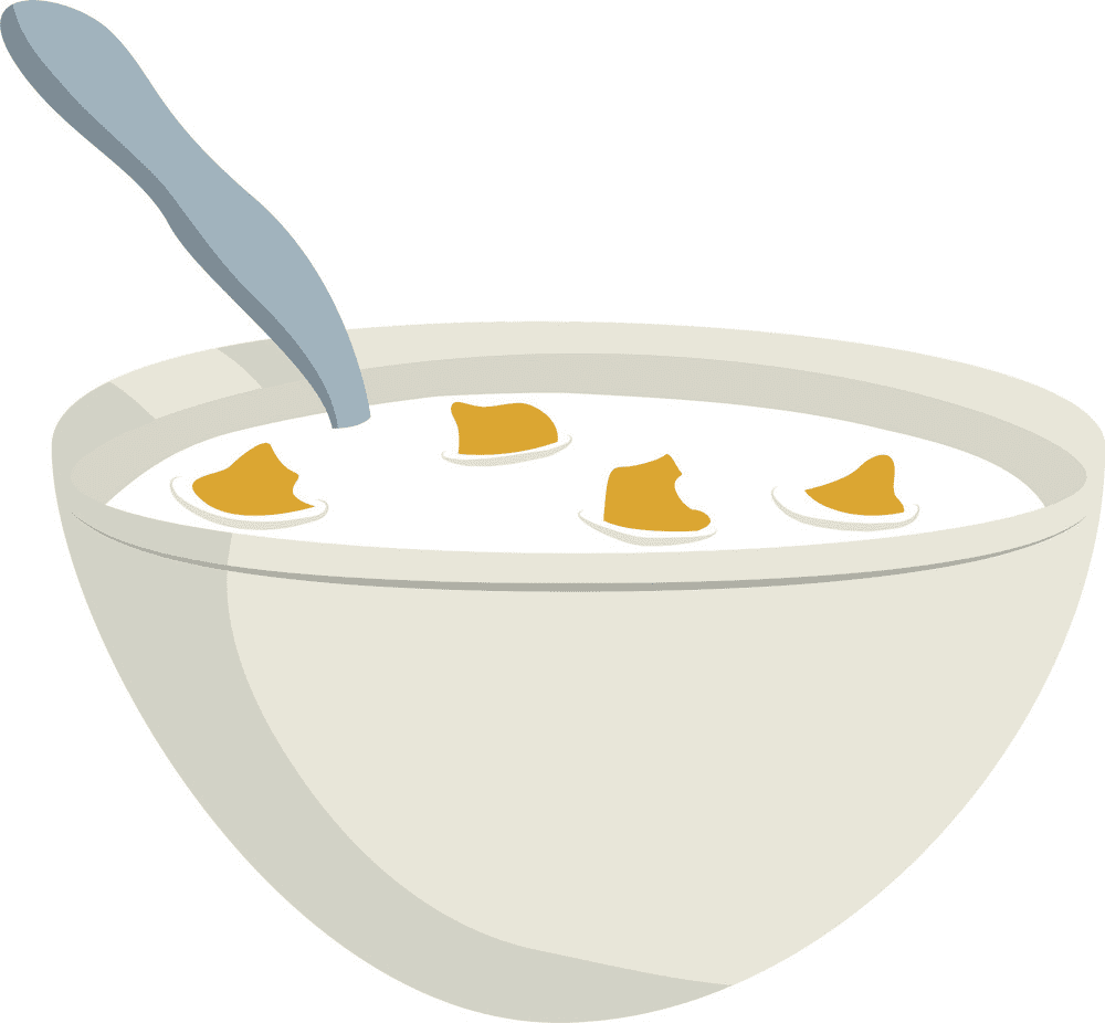 Bowl of Cereal Clipart Free Image