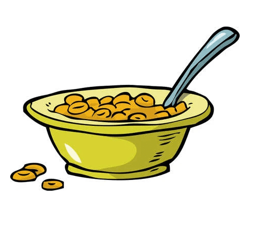 Bowl of Cereal Clipart Free Picture