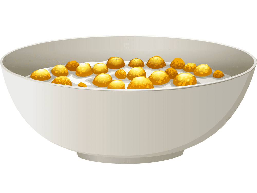 Bowl of Cereal Clipart