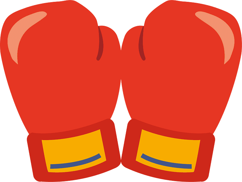 Boxing Gloves Clipart Transparent Image