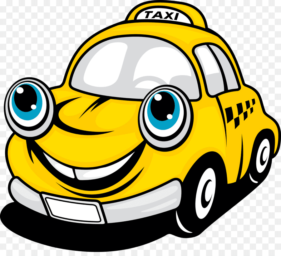 Cartoon Taxi Clipart Png