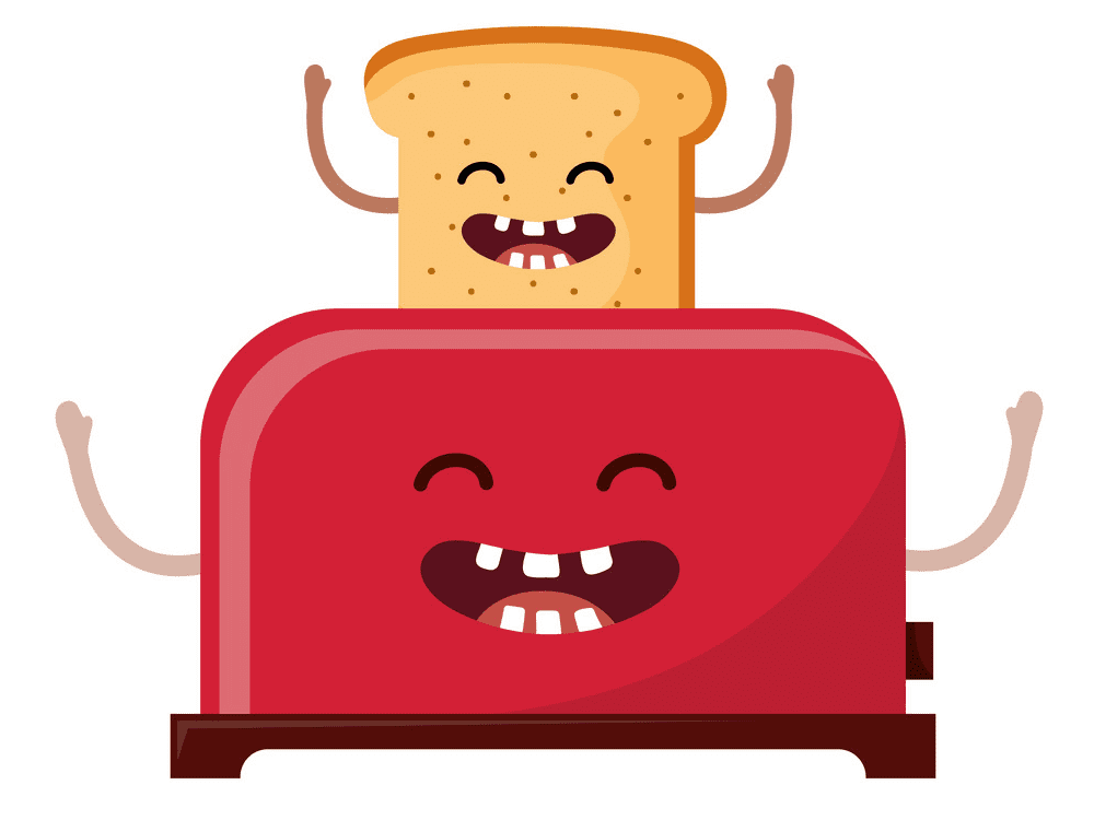 Cartoon Toaster Clipart