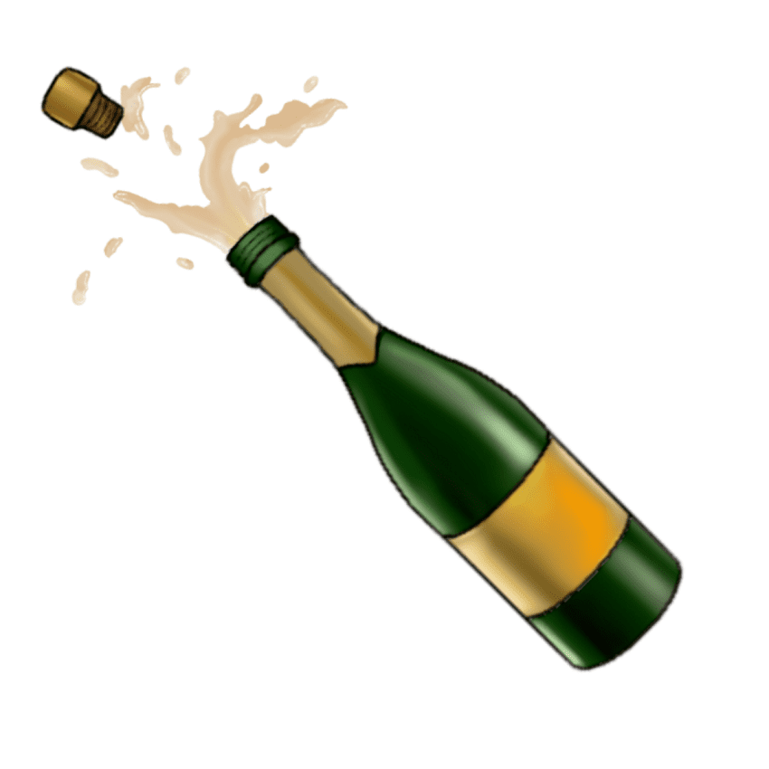 Champagne Bottle Clipart Free