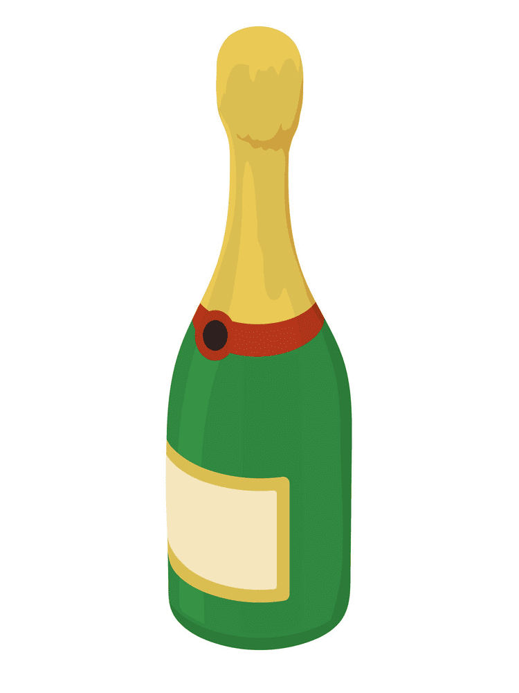 Champagne Bottle Clipart Pictures