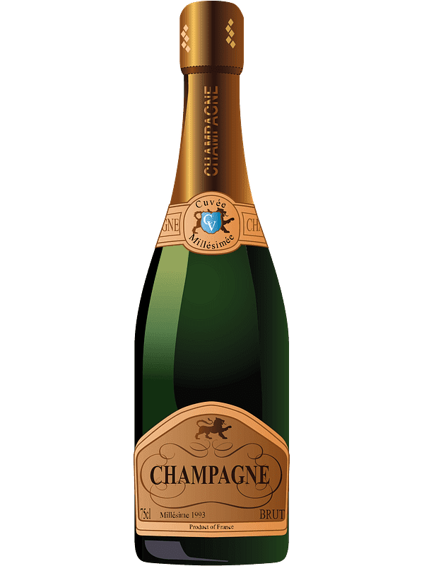 Champagne Bottle Clipart Transparent